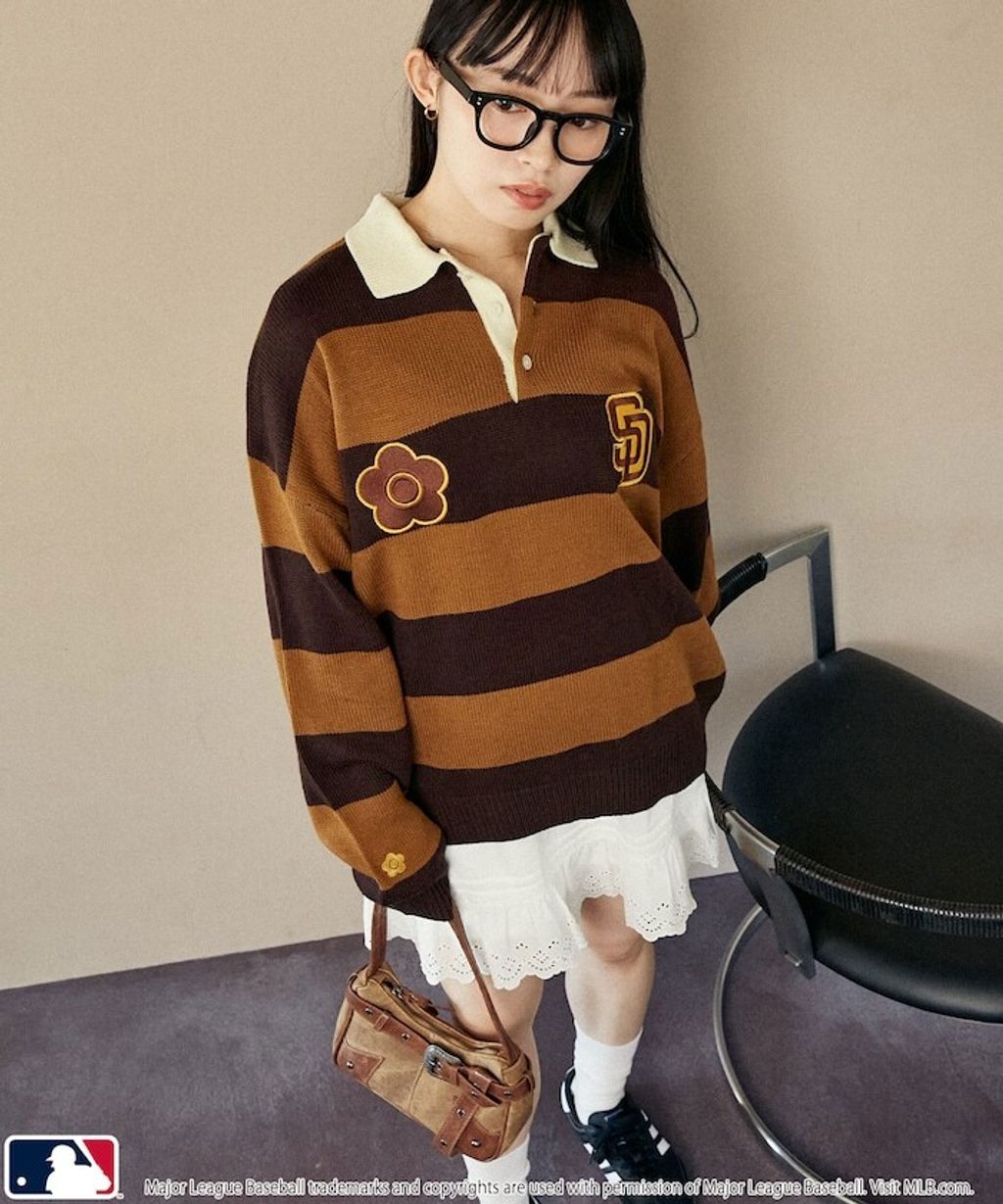 MARY QUANT × MLB × FREAKS STORE 三方聯名polo領針織衫_20