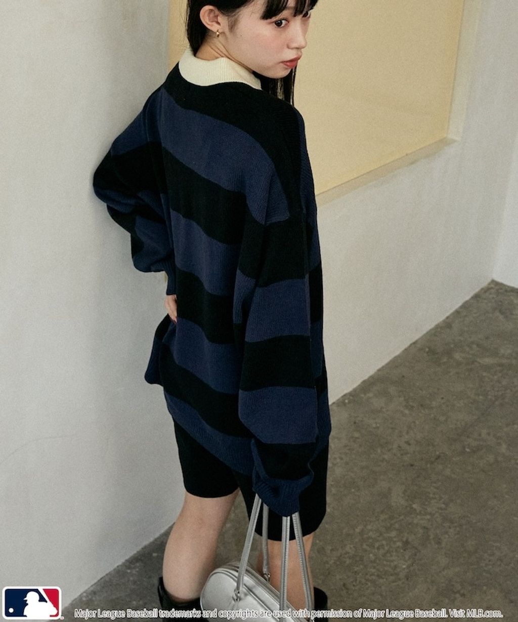 MARY QUANT × MLB × FREAKS STORE 三方聯名polo領針織衫_13