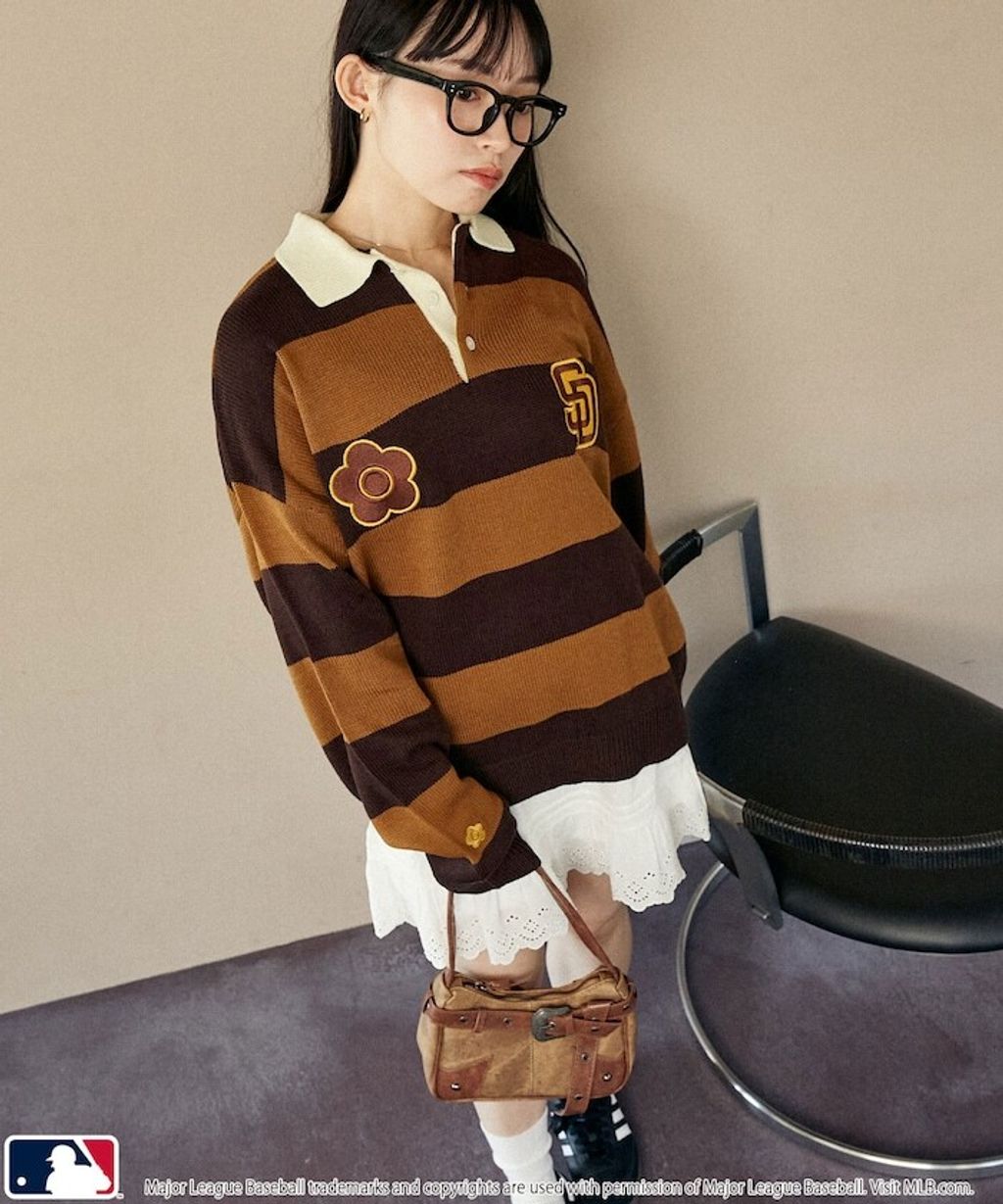 MARY QUANT × MLB × FREAKS STORE 三方聯名polo領針織衫_19