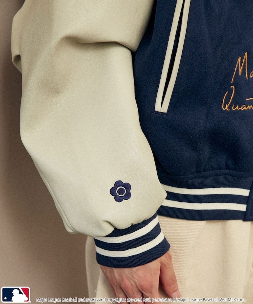 MARY QUANT × MLB × FREAKS STORE 三方聯名拼接棒球外套_45