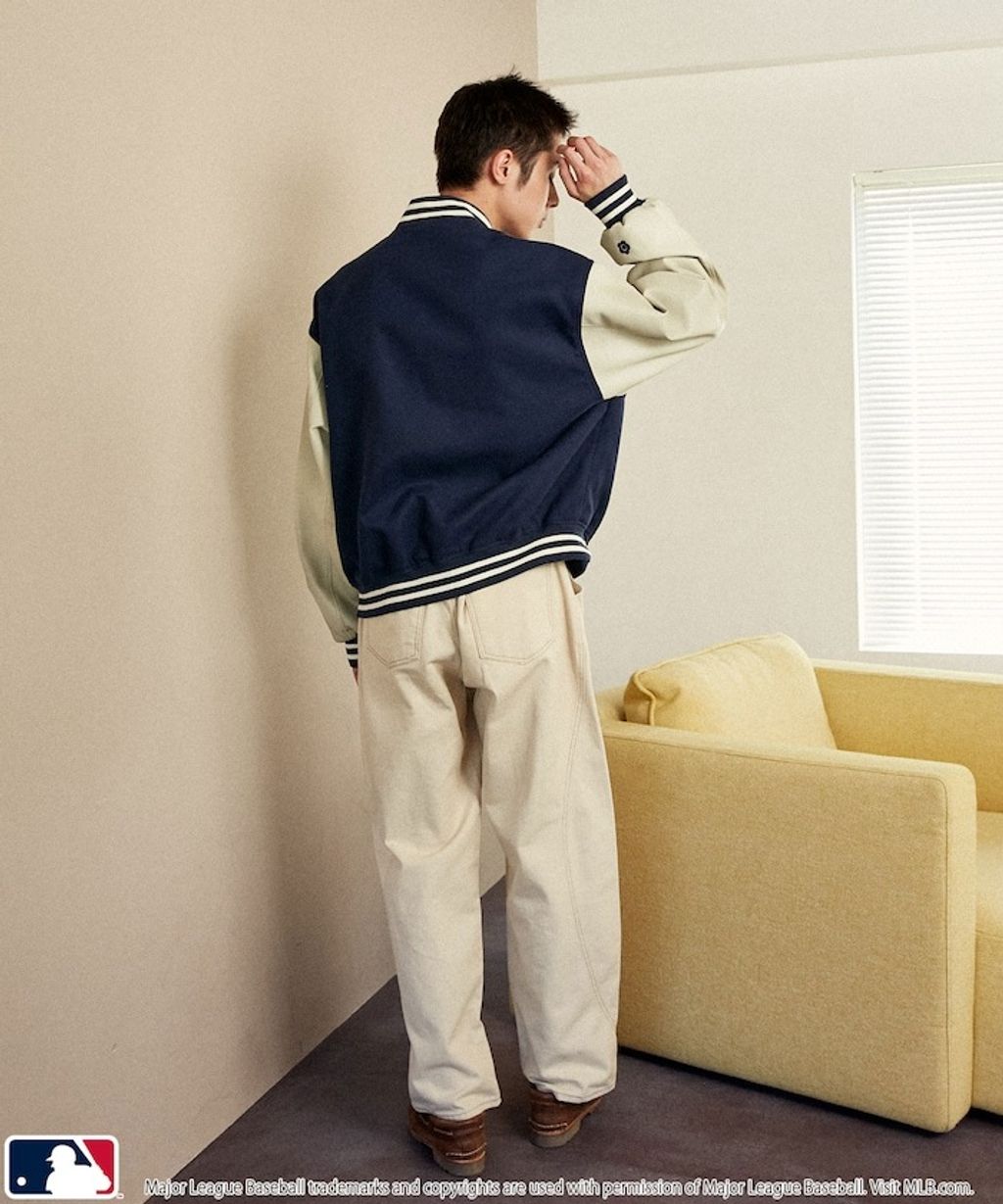 MARY QUANT × MLB × FREAKS STORE 三方聯名拼接棒球外套_34