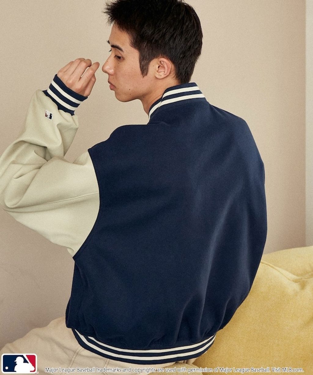 MARY QUANT × MLB × FREAKS STORE 三方聯名拼接棒球外套_29