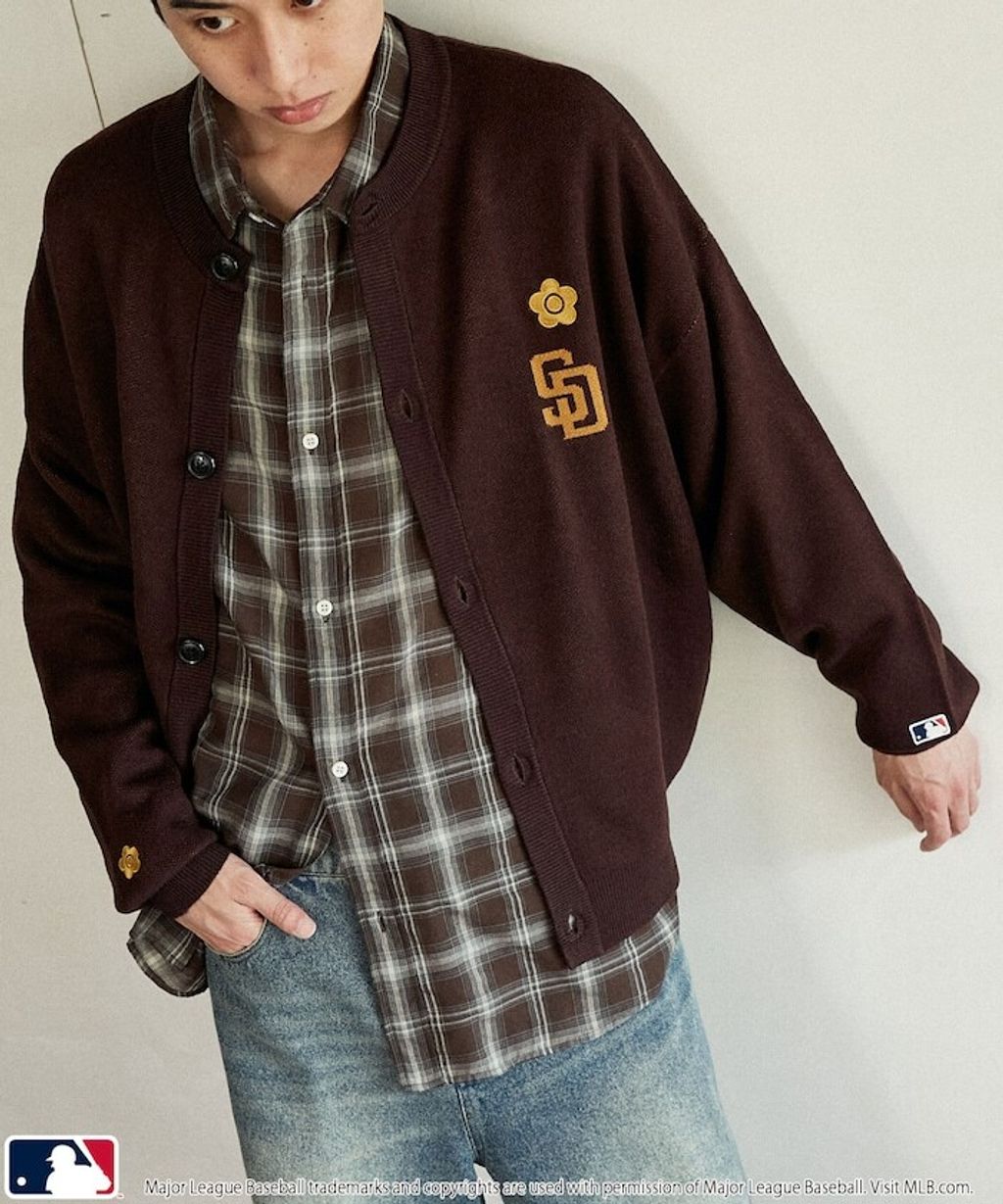 MARY QUANT × MLB × FREAKS STORE 三方聯名開襟針織衫_16