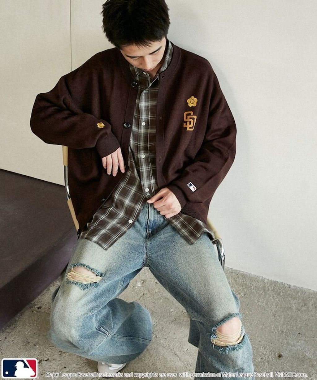 MARY QUANT × MLB × FREAKS STORE 三方聯名開襟針織衫_15