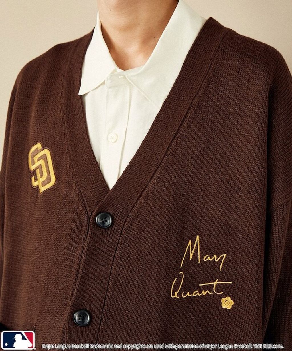 MARY QUANT × MLB × FREAKS STORE 三方聯名V領開襟針織衫_36