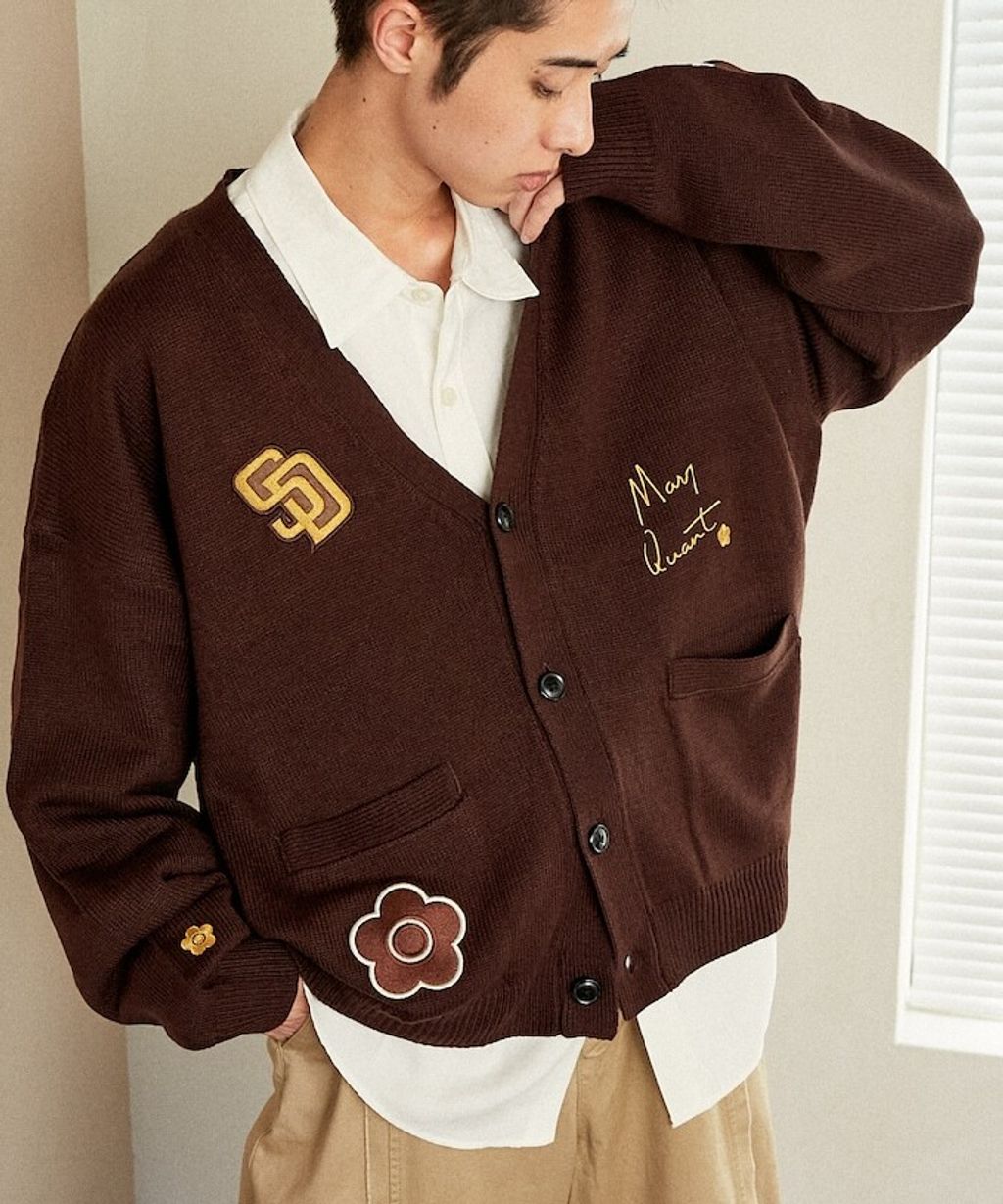 MARY QUANT × MLB × FREAKS STORE 三方聯名V領開襟針織衫_24