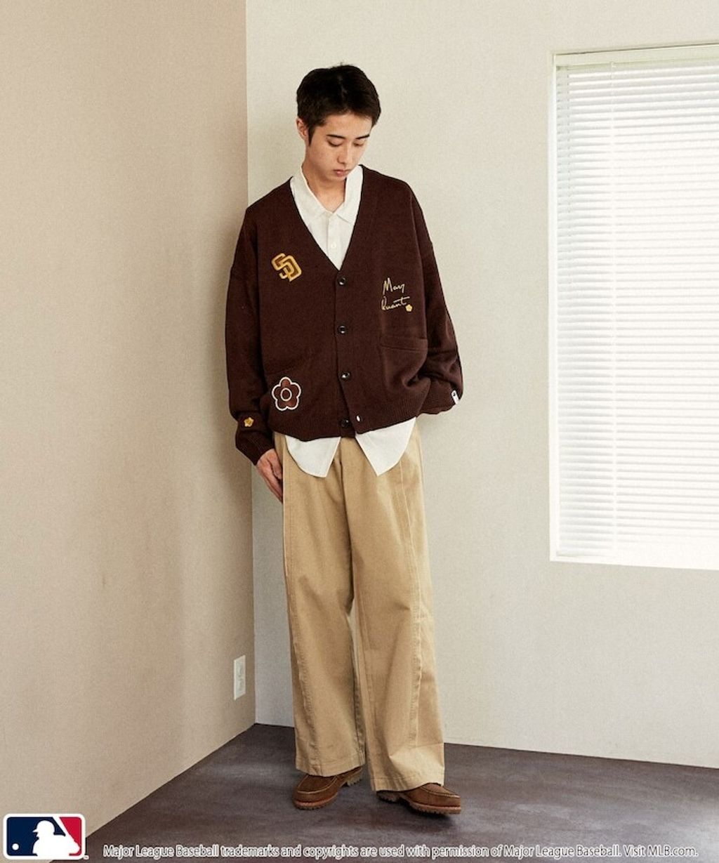 MARY QUANT × MLB × FREAKS STORE 三方聯名V領開襟針織衫_30