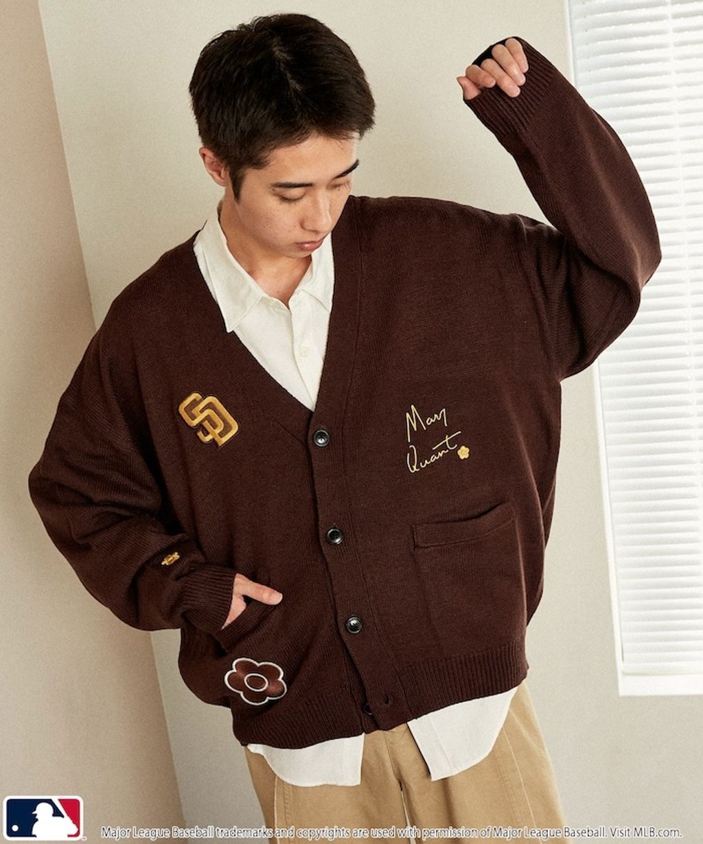 MARY QUANT × MLB × FREAKS STORE 三方聯名V領開襟針織衫_32