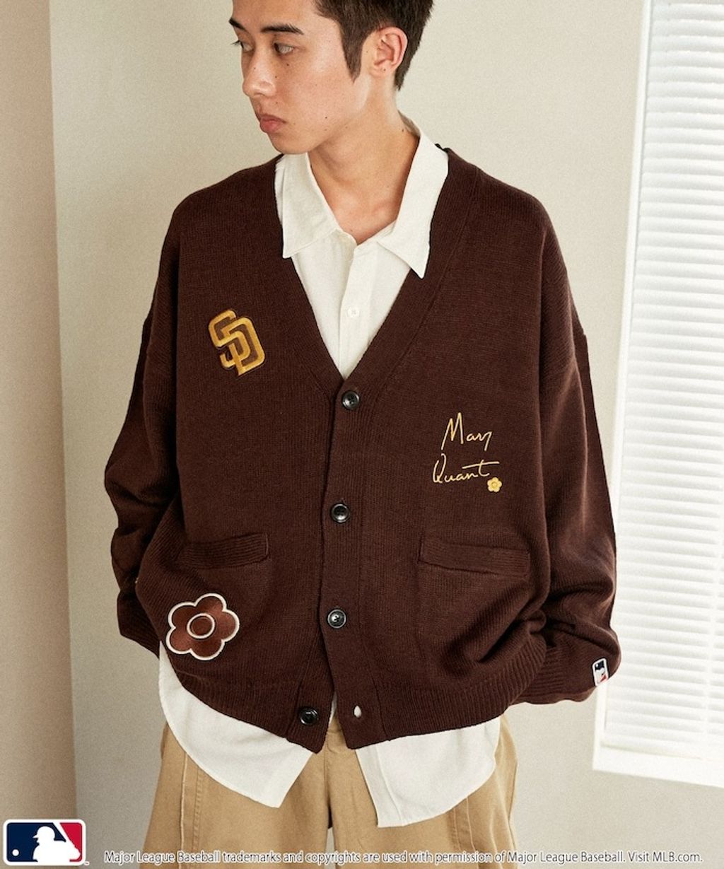 MARY QUANT × MLB × FREAKS STORE 三方聯名V領開襟針織衫_31