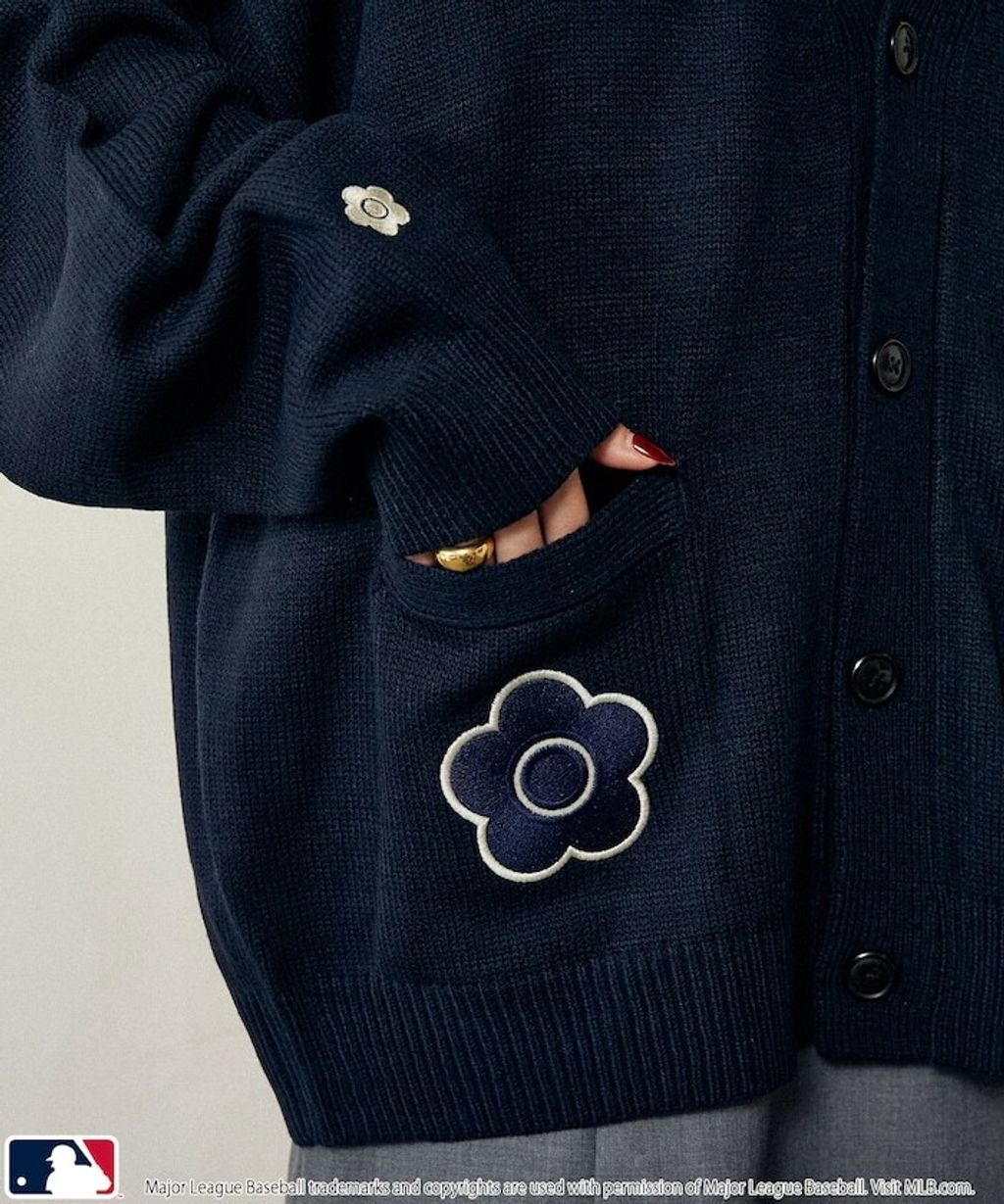 MARY QUANT × MLB × FREAKS STORE 三方聯名V領開襟針織衫_14