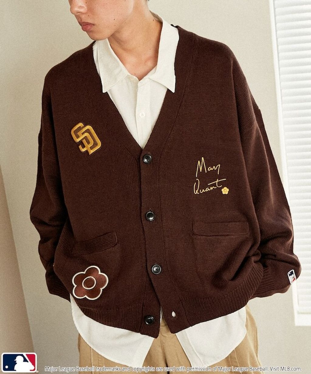 MARY QUANT × MLB × FREAKS STORE 三方聯名V領開襟針織衫_2