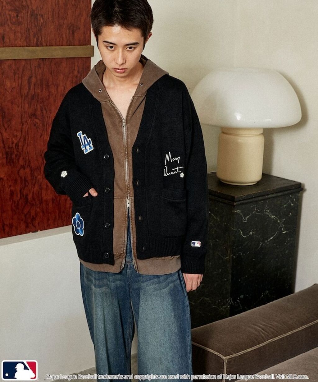 MARY QUANT × MLB × FREAKS STORE 三方聯名V領開襟針織衫_18