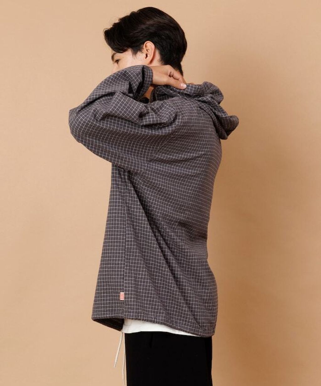 FREAKS STORE 法蘭絨格紋連帽套頭衫_27