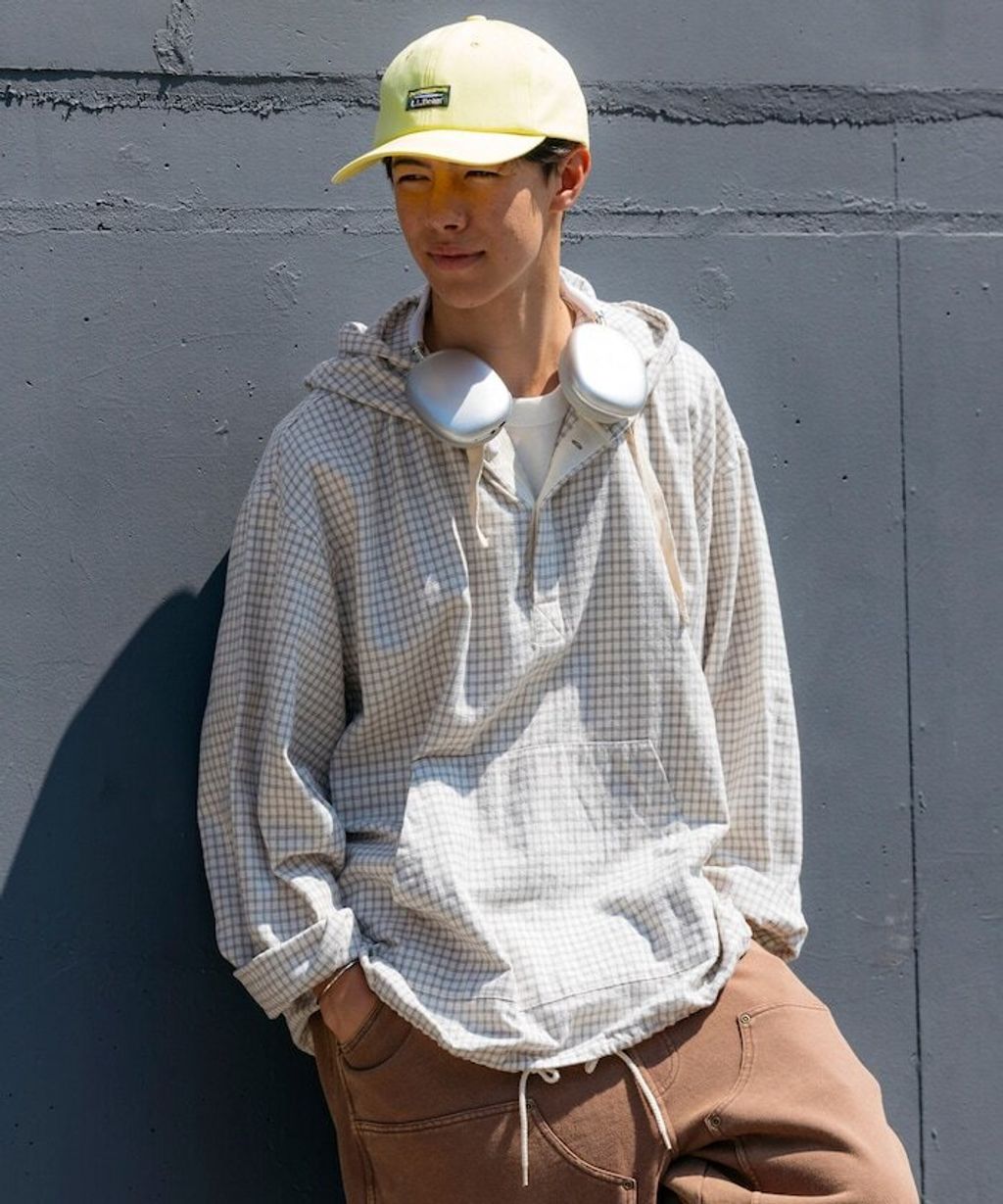 FREAKS STORE 法蘭絨格紋連帽套頭衫_22