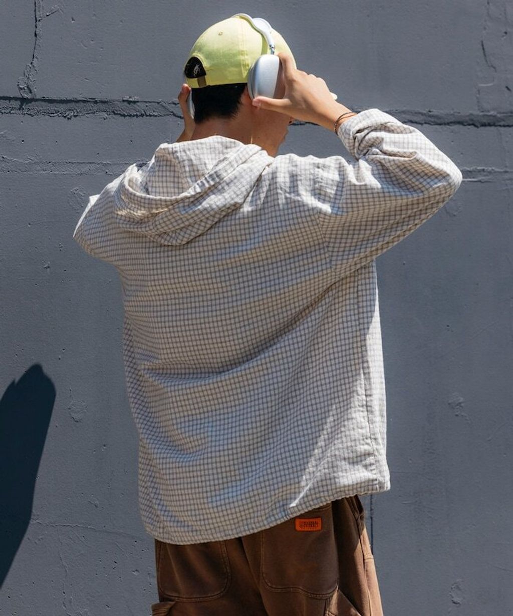 FREAKS STORE 法蘭絨格紋連帽套頭衫_24