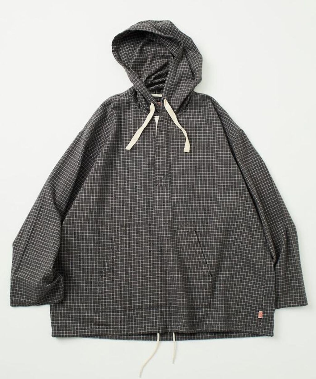 FREAKS STORE 法蘭絨格紋連帽套頭衫_15