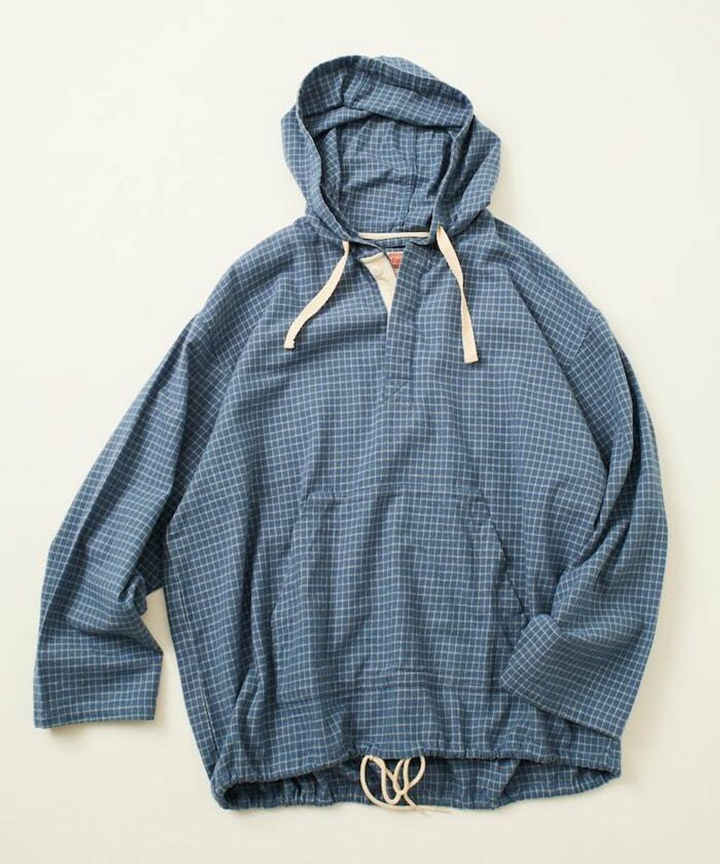 FREAKS STORE 法蘭絨格紋連帽套頭衫_17