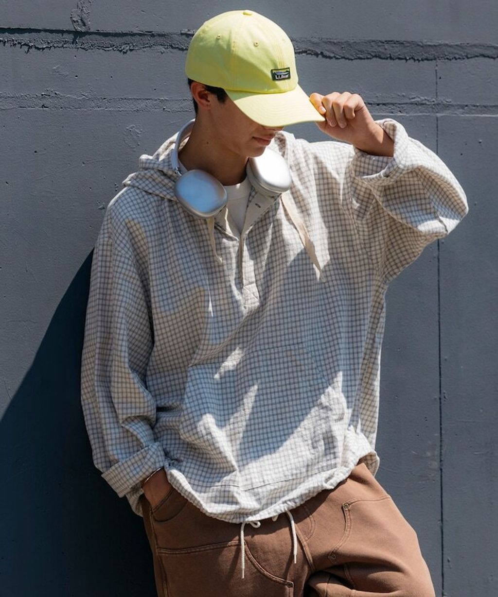 FREAKS STORE 法蘭絨格紋連帽套頭衫_1