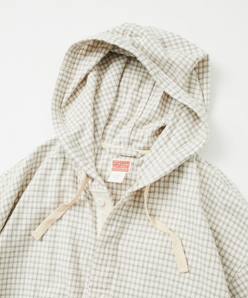 FREAKS STORE 法蘭絨格紋連帽套頭衫_5