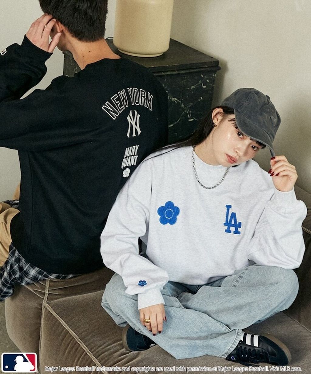 MARY QUANT × MLB × FREAKS STORE 三方聯名大學T_4