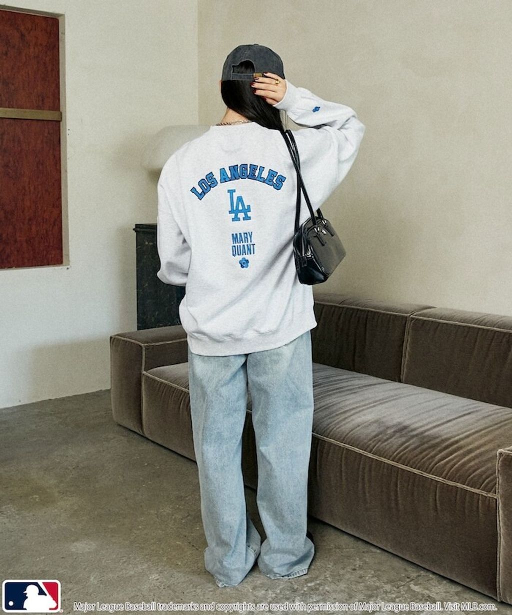 MARY QUANT × MLB × FREAKS STORE 三方聯名大學T_11