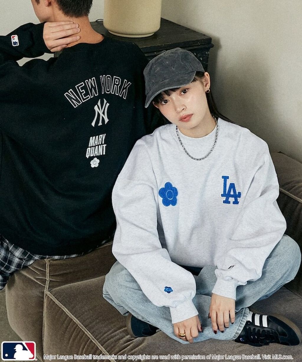 MARY QUANT × MLB × FREAKS STORE 三方聯名大學T_5