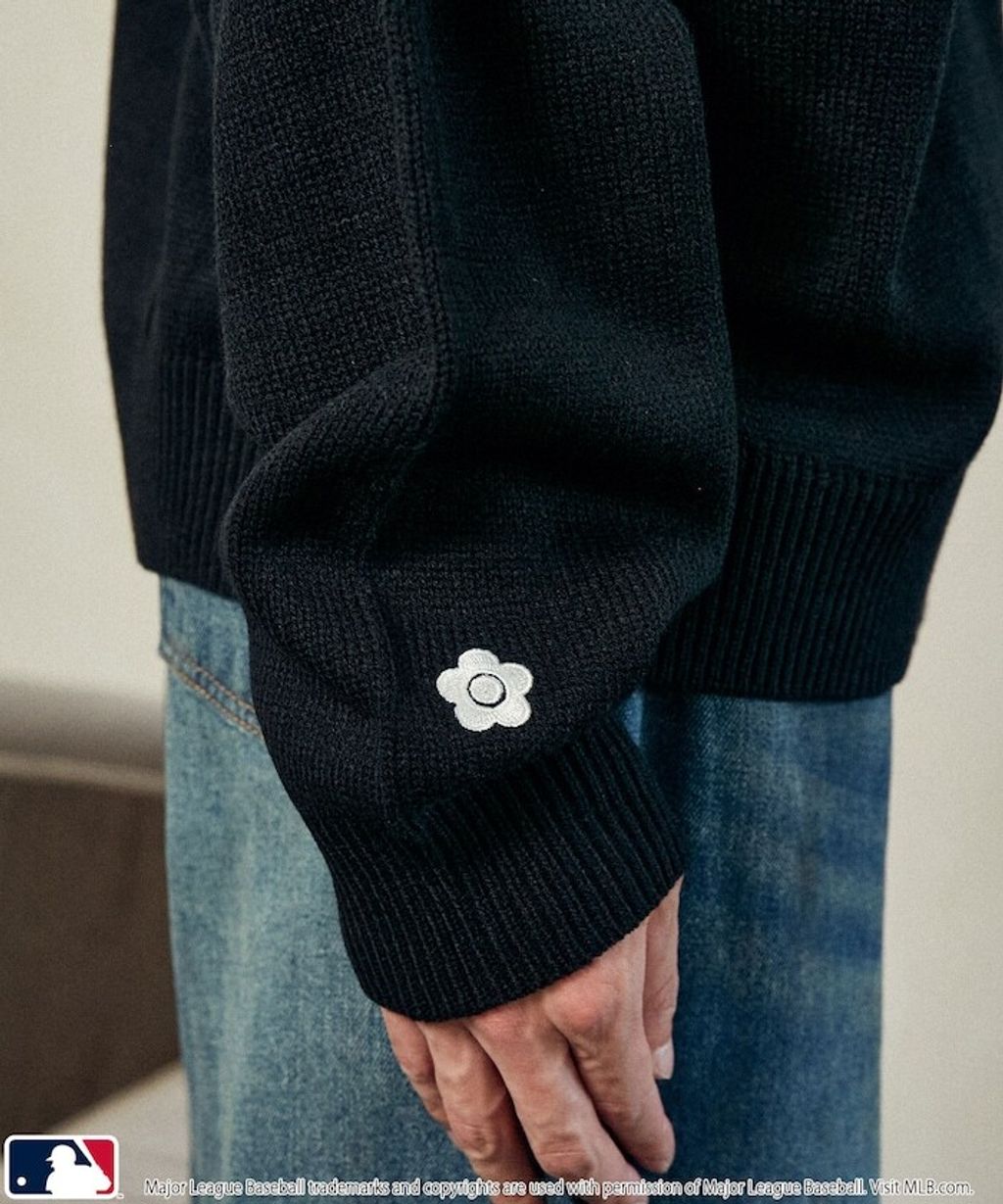 MARY QUANT × MLB × FREAKS STORE 三方聯名Jacquard Logo 針織套頭衫_45