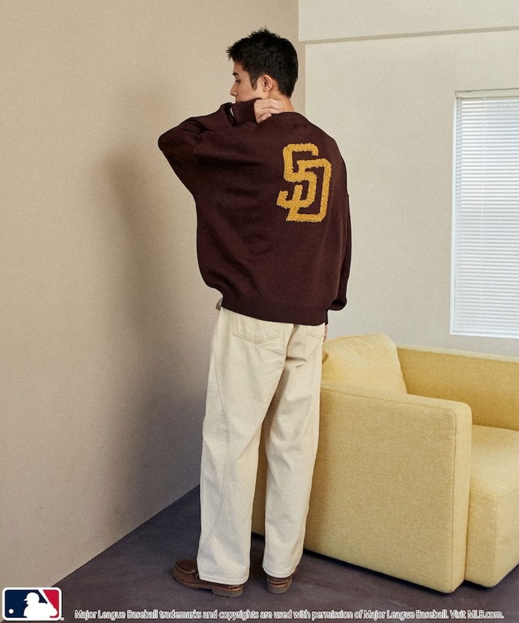 MARY QUANT × MLB × FREAKS STORE 三方聯名Jacquard Logo 針織套頭衫_34