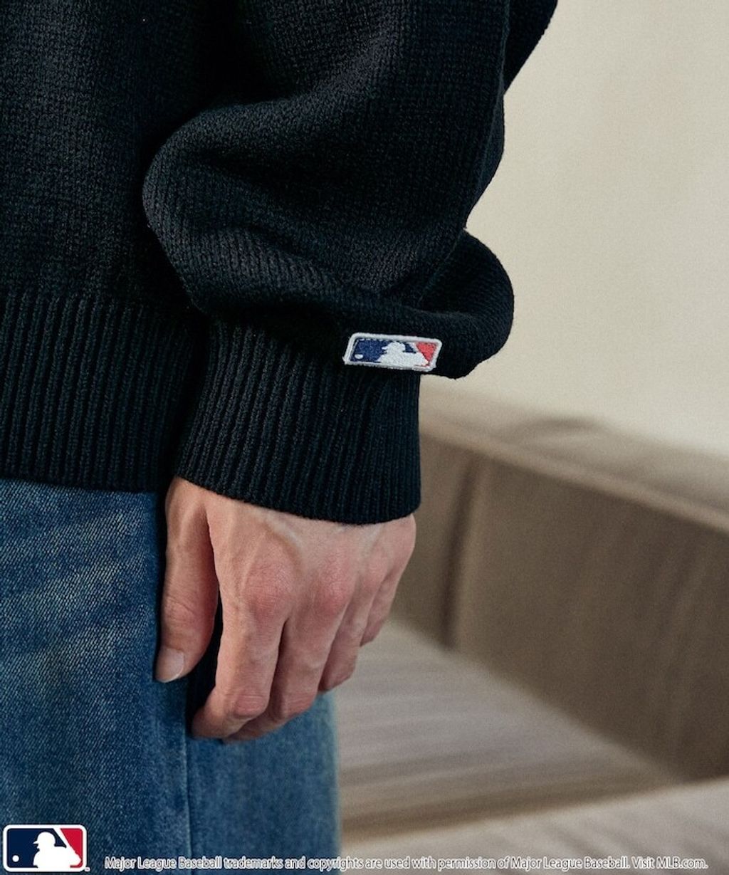 MARY QUANT × MLB × FREAKS STORE 三方聯名Jacquard Logo 針織套頭衫_43