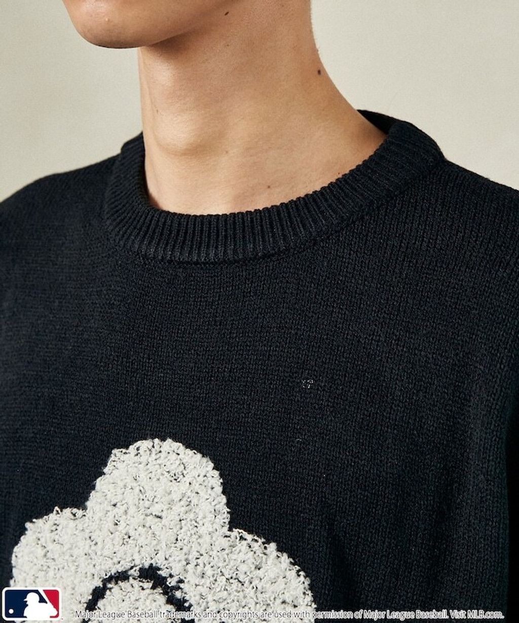 MARY QUANT × MLB × FREAKS STORE 三方聯名Jacquard Logo 針織套頭衫_42