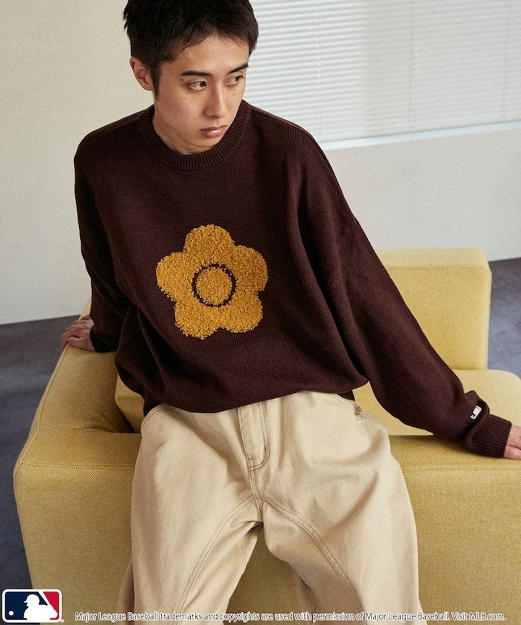 MARY QUANT × MLB × FREAKS STORE 三方聯名Jacquard Logo 針織套頭衫_31