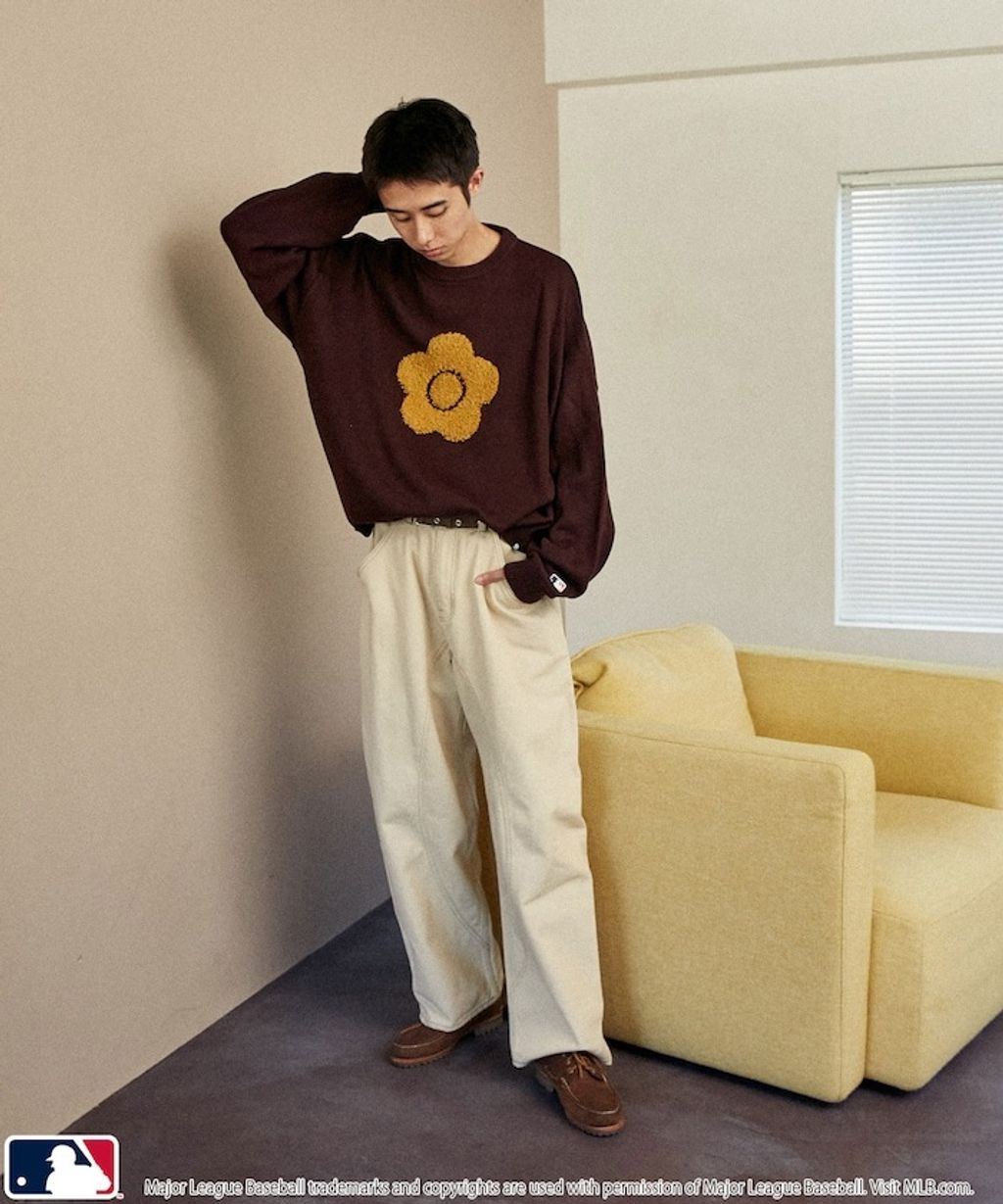 MARY QUANT × MLB × FREAKS STORE 三方聯名Jacquard Logo 針織套頭衫_32
