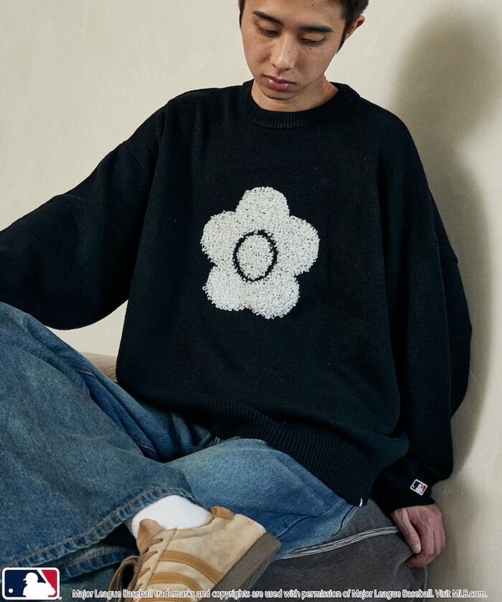 MARY QUANT × MLB × FREAKS STORE 三方聯名Jacquard Logo 針織套頭衫_25