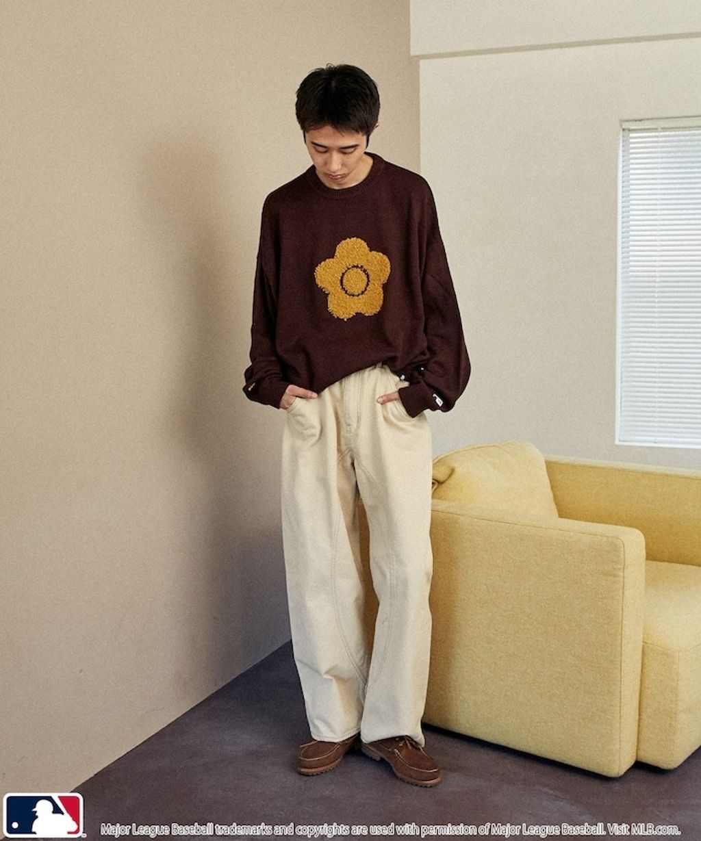 MARY QUANT × MLB × FREAKS STORE 三方聯名Jacquard Logo 針織套頭衫_35