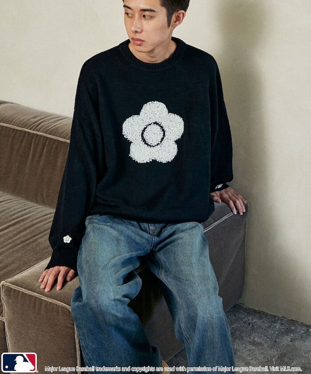 MARY QUANT × MLB × FREAKS STORE 三方聯名Jacquard Logo 針織套頭衫_27
