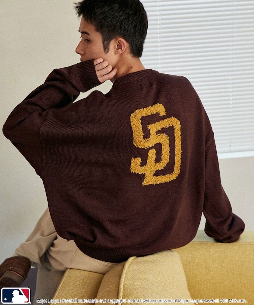 MARY QUANT × MLB × FREAKS STORE 三方聯名Jacquard Logo 針織套頭衫_37