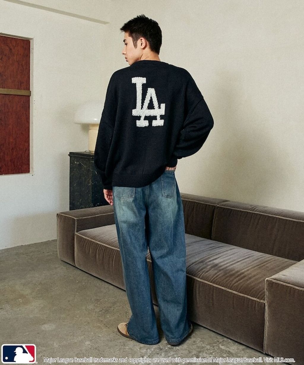 MARY QUANT × MLB × FREAKS STORE 三方聯名Jacquard Logo 針織套頭衫_26