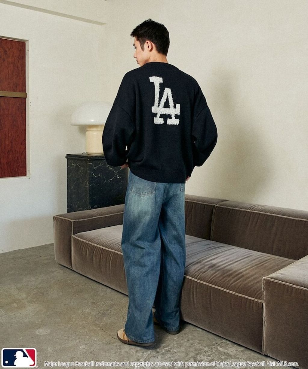 MARY QUANT × MLB × FREAKS STORE 三方聯名Jacquard Logo 針織套頭衫_21