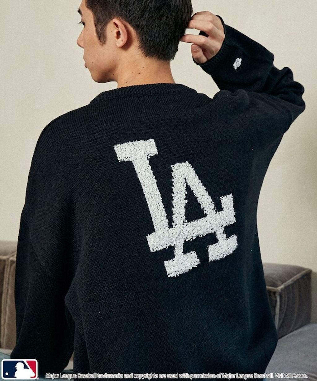 MARY QUANT × MLB × FREAKS STORE 三方聯名Jacquard Logo 針織套頭衫_24
