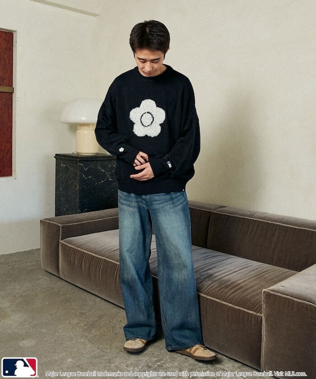 MARY QUANT × MLB × FREAKS STORE 三方聯名Jacquard Logo 針織套頭衫_22