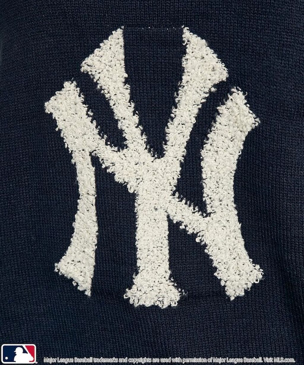 MARY QUANT × MLB × FREAKS STORE 三方聯名Jacquard Logo 針織套頭衫_17
