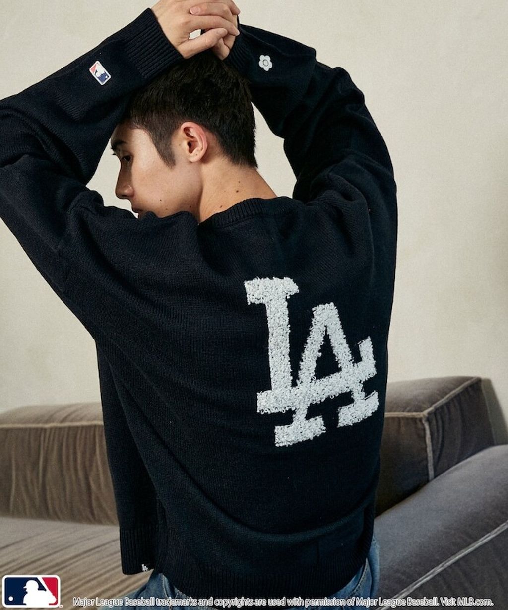 MARY QUANT × MLB × FREAKS STORE 三方聯名Jacquard Logo 針織套頭衫_18