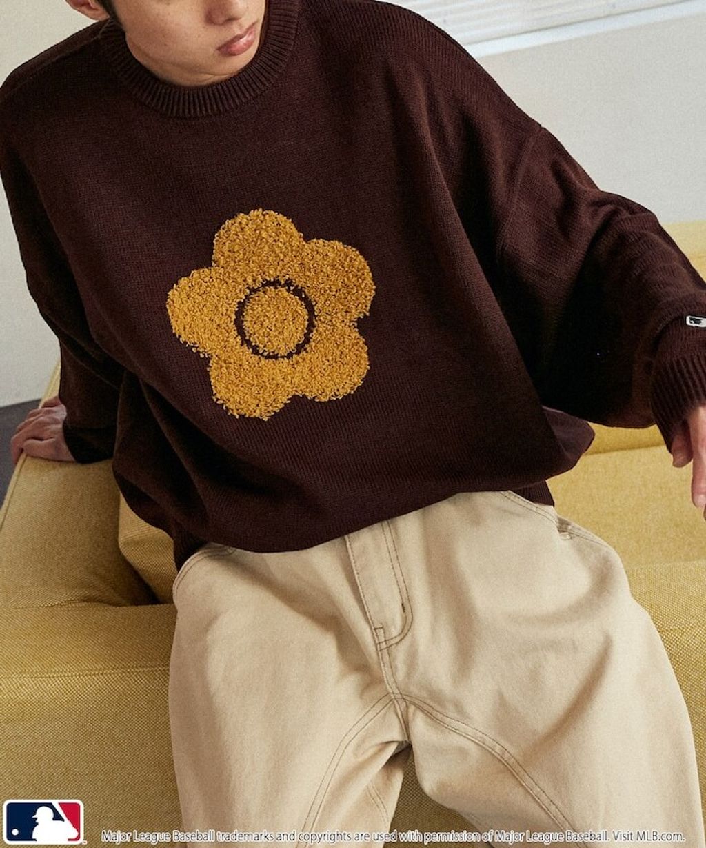 MARY QUANT × MLB × FREAKS STORE 三方聯名Jacquard Logo 針織套頭衫_2