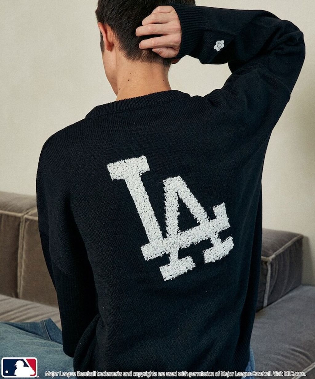 MARY QUANT × MLB × FREAKS STORE 三方聯名Jacquard Logo 針織套頭衫_1