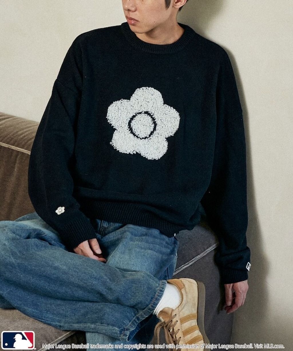 MARY QUANT × MLB × FREAKS STORE 三方聯名Jacquard Logo 針織套頭衫_19