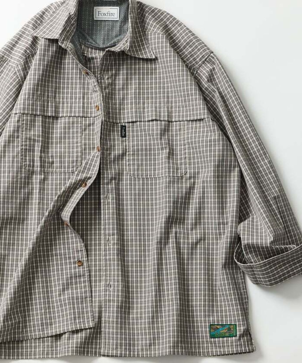 Foxfire × FREAKS STORE 機能釣魚口袋格紋襯衫_22