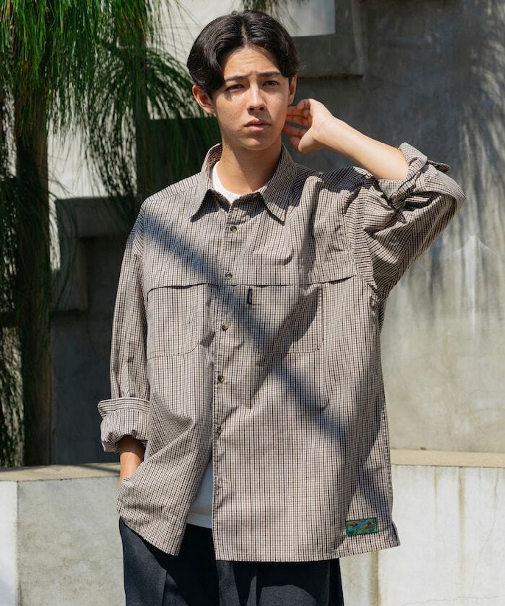Foxfire × FREAKS STORE 機能釣魚口袋格紋襯衫_18