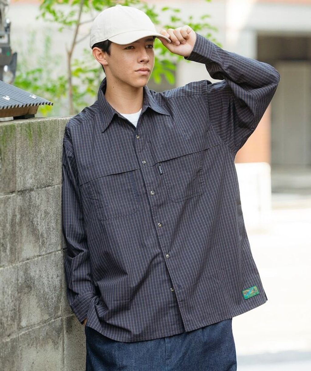 Foxfire × FREAKS STORE 機能釣魚口袋格紋襯衫_11
