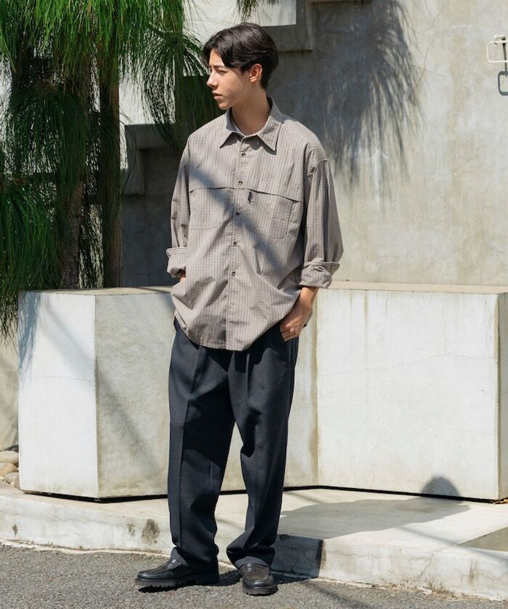 Foxfire × FREAKS STORE 機能釣魚口袋格紋襯衫_12