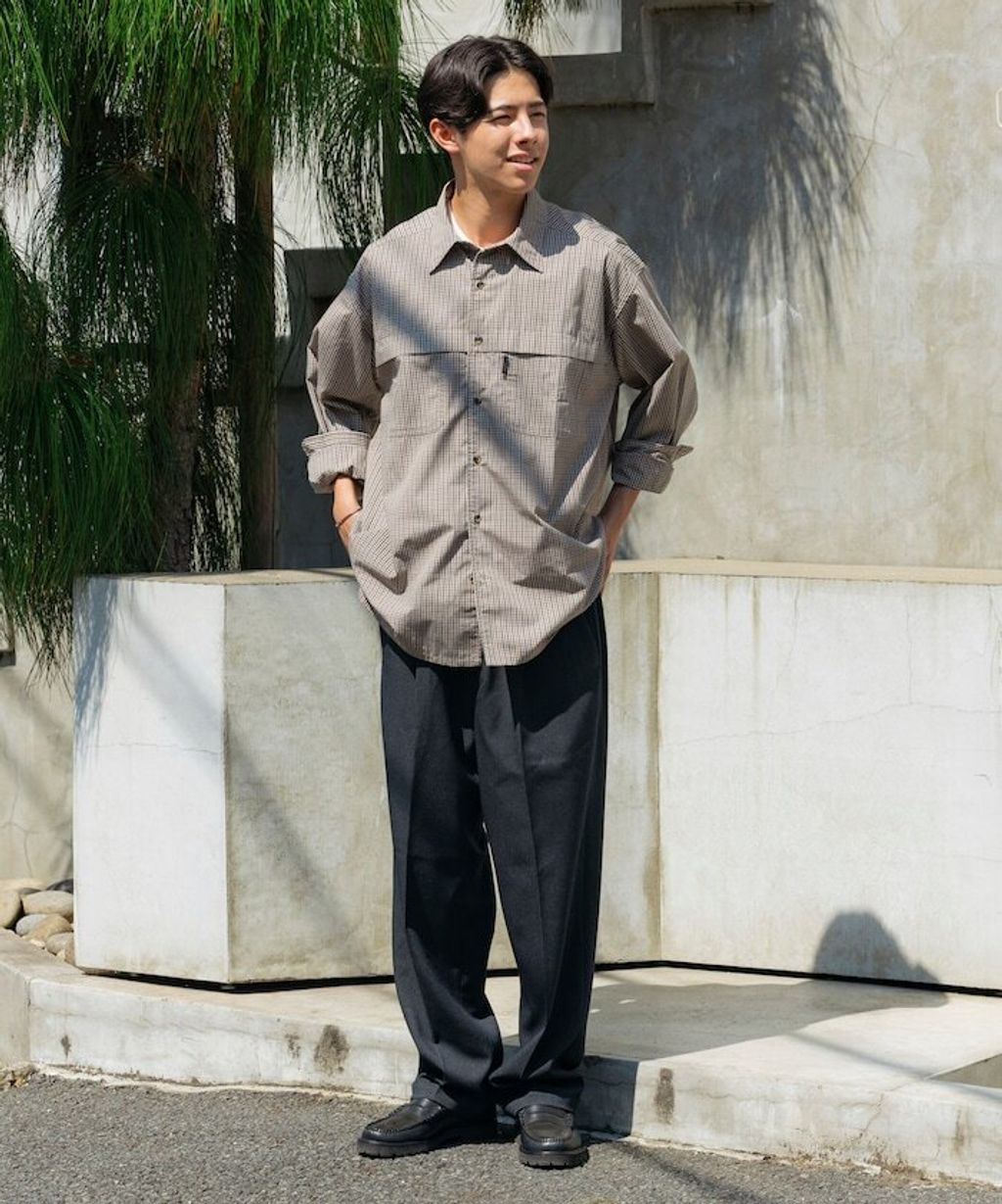 Foxfire × FREAKS STORE 機能釣魚口袋格紋襯衫_13